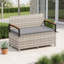 Banc de rangement extérieur imperméable toutes saisons, conception verrouillable et coussin de siège lavable épais et amovible, adapté pour la terrasse, le patio, la cour arrière-1235618051