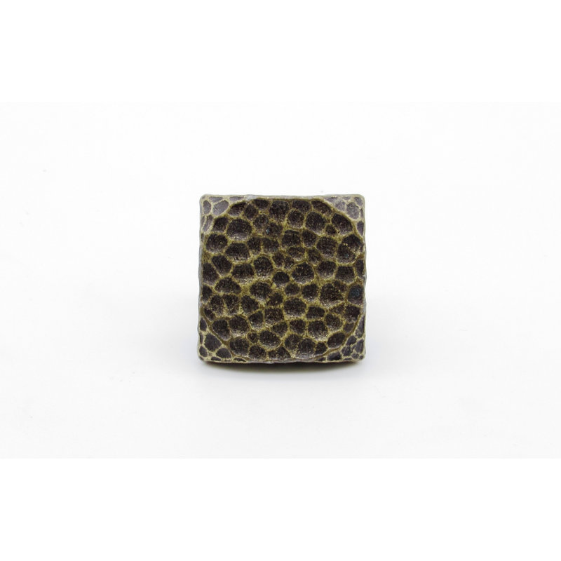 Carré de bordeaux, Laiton OX, H 1 po x l 1 po x P 1,125 po