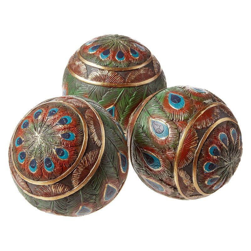 Boules décoratives Feathered Orbs