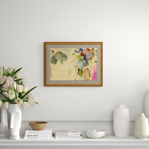 Soicher-Marin French Watercolor Study Of Horse by Soicher Marin ...