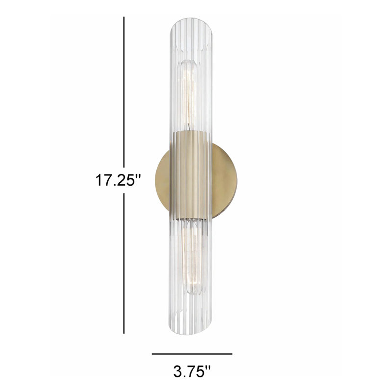 Anston Armed Sconce, Aged Brass