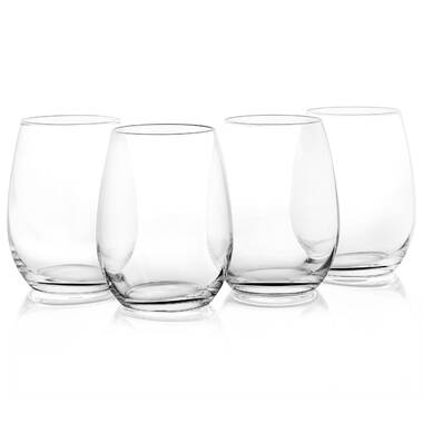 Waterford Stemless Wine Glasses, Set of 4