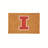 University of Illinois Large Full Color Coir Mat, 36"x24"