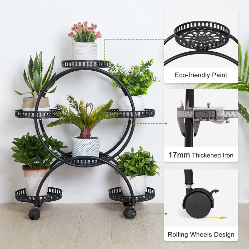 Henryville Plant Stand, Black
