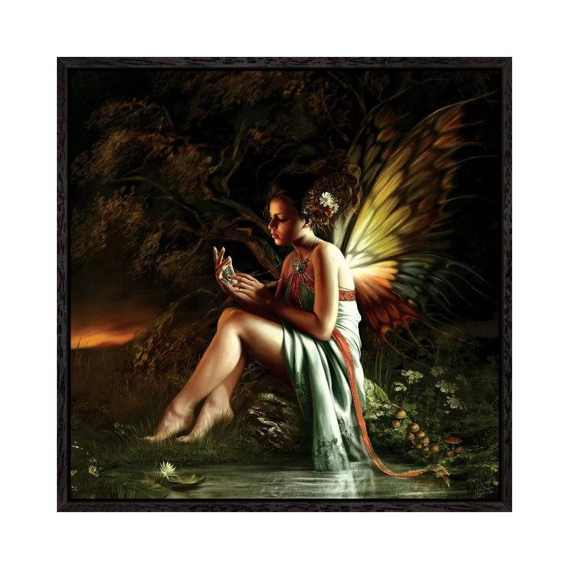 Where Are You by Melanie Delon - Print on Canvas, Black Framed, 93.98 cm H x 93.98 cm W