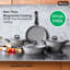 Karaca Gris Biogranite 7-Piece Non-Stick Cookware Set, Grey