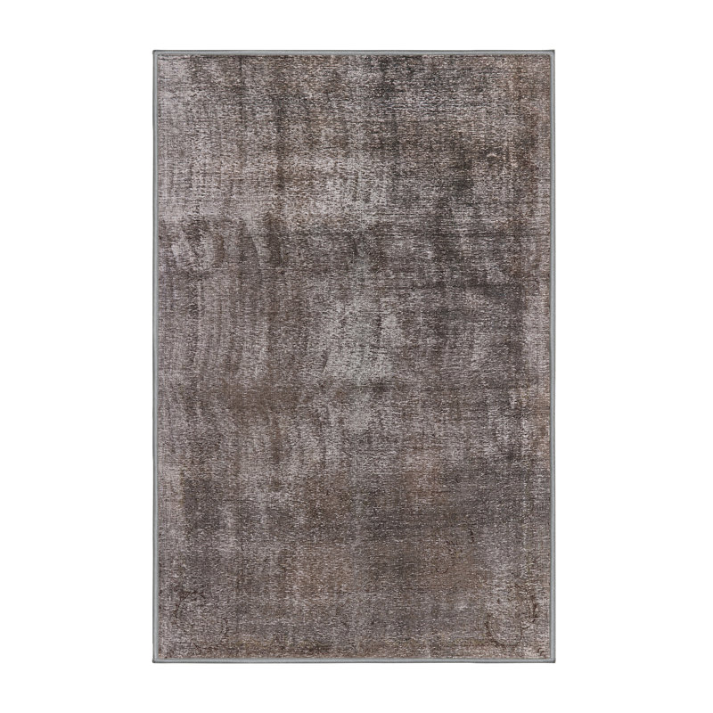 Tapis brun / gris connecteur, Rectangle 5 pi x 7 pi