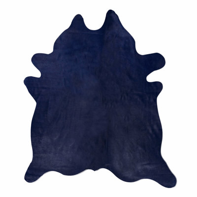 Stalham Handmade Cowhide Midnight Area Rug in , Novelty 6' x 7'