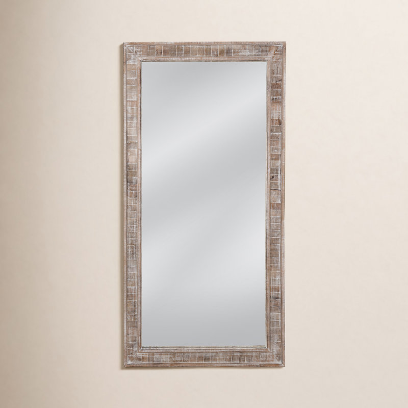 Miroir pleine grandeur en bois massif Alrick