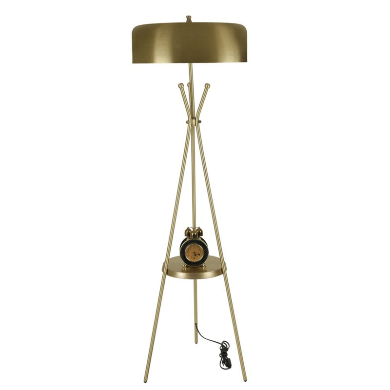 Hueramo 165cm Tripod Floor Lamp, Gold
