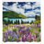 Rideau de douche décoration et crochets de douche florale lake Bleeker-22026244