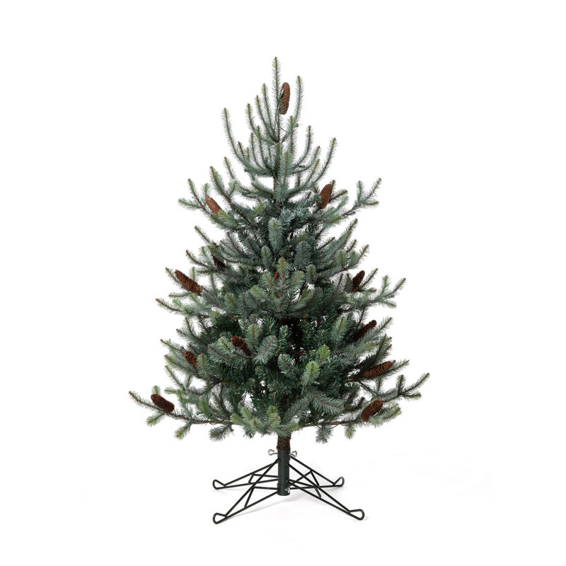 Lighted Artificial Christmas Tree, 4.5' H
