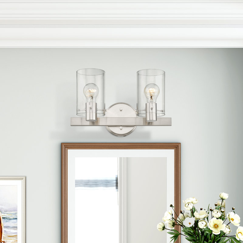 Barthes 2 - Light Dimmable Vanity Light, Brushed Nickel
