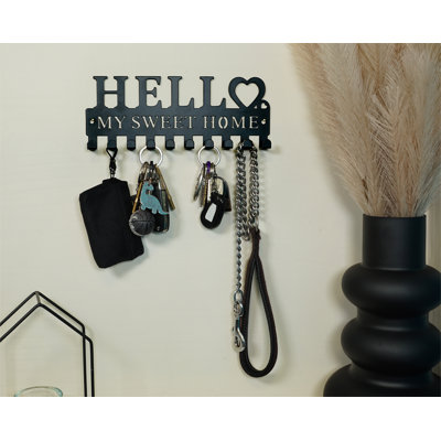 Sieb Metal Wall Organizer with Key Hooks