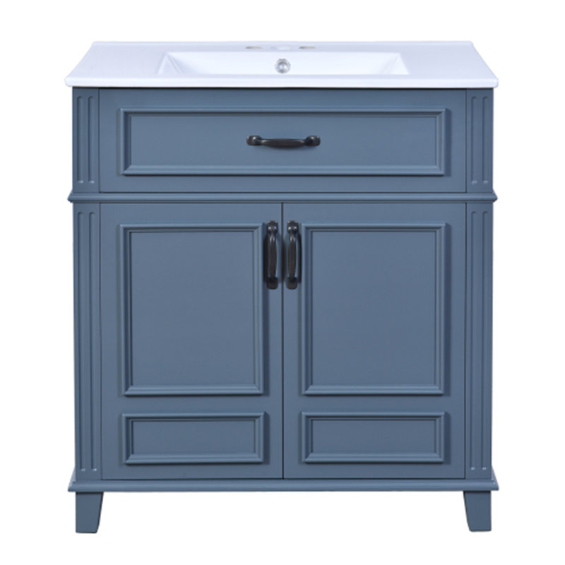 Bathroom Vanity with Ceramic Sink