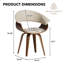 Chaise de salle à manger rembourrée Modern-1183298883
