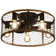51CM 7 - Blade Caged Ceiling Fan With Remote Control And Light Kit Included