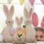 Ensemble de 3 décorations de table de printemps pour lapin