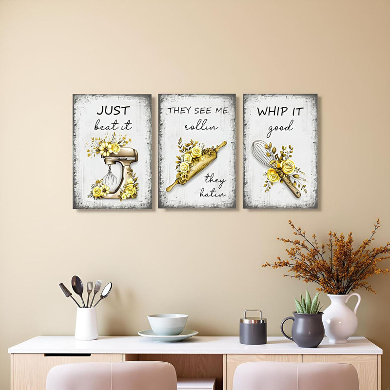 3 Piece Wrapped Canvas Print