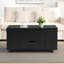 Table basse multifonctionnelle à plateau relevable avec rangement caché et tabourets-1648124836