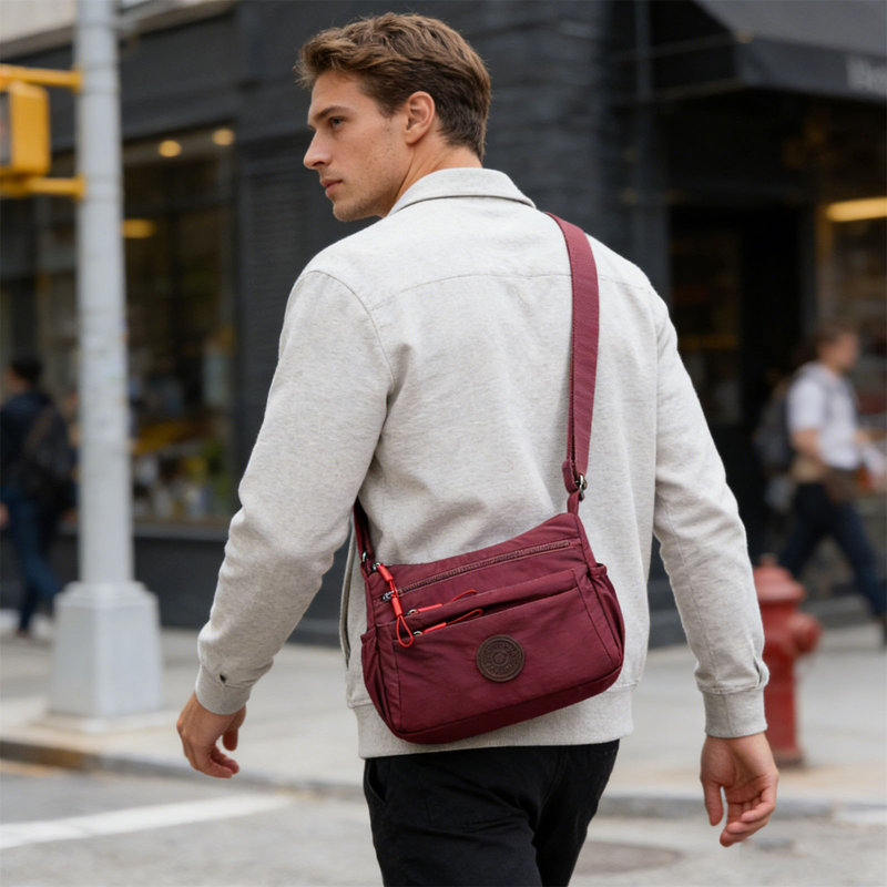 Sac à dos à bandoulière et sac à bandoulière, Wine