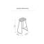Tabouret de bar en bois massif Alberts-945433925-943440294