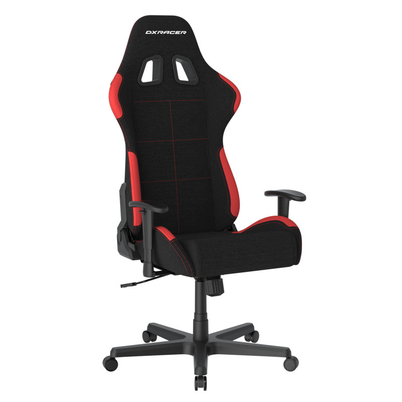 Corrigan Studio Adjustable PC & Racing Game Chair, Black/Red