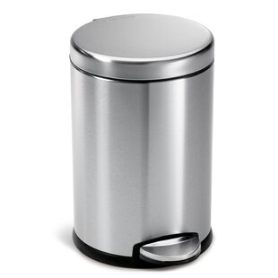 simplehuman 21.1337 Gallons Steel Open Trash Can & Reviews