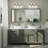 Aevar Tempered Glass and Aluminum Alloy Framed French Cleat Mounted Wall Mirror with 5-Year Warranty-397524569-384154452