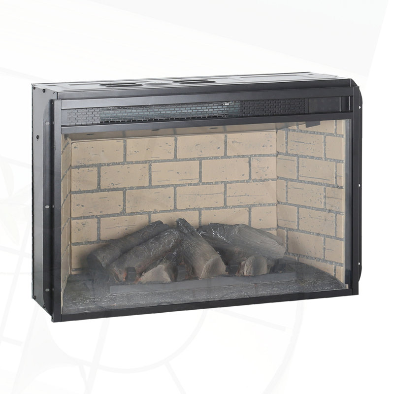 26" Infrared Quartz Heater Fireplace Insert, 18.27'' H x 27.2'' W x 8.2'' D