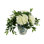 Hydrangea and Ruscus Arrangement in A Ceramic Vase