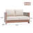 Vowinckel Outdoor Loveseat With Cushions
