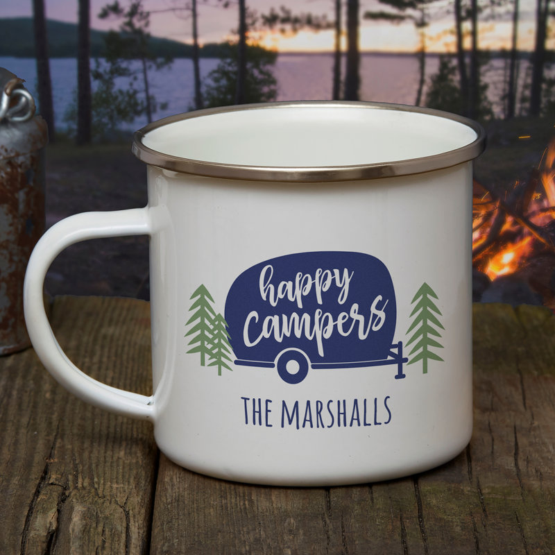 Tasse de camping personnalisée Happy Camper, Oui