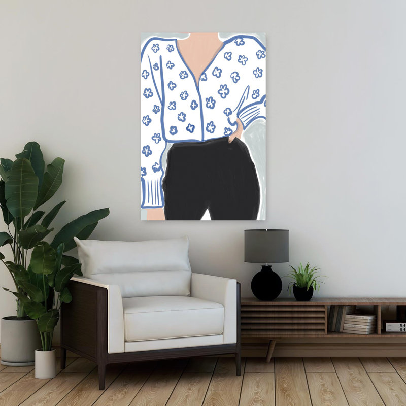 Art contemporain contemporain abstrait, H 36 po x l 24 po
