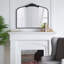 40 "X 31" grand miroir à arche classique et cadre d'inspiration baroque pour le salon Bathrrom-67312546