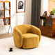 Munehito Upholstered Swivel Barrel Chair