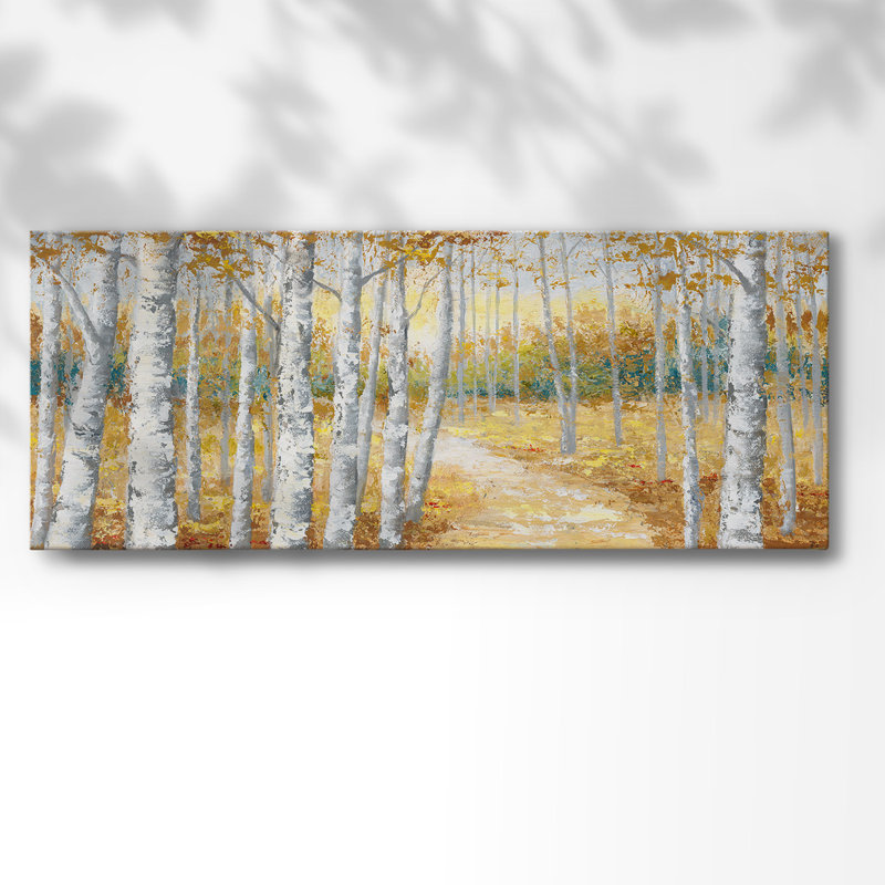 Birch Path I, H 12 po x l 30 po x P 1,5 po
