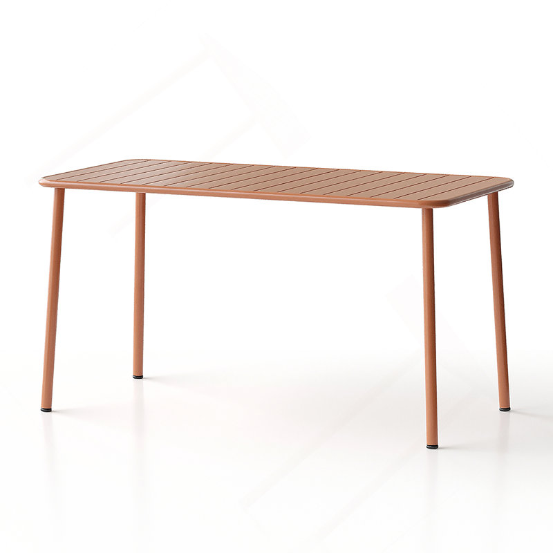 Table de salle à manger Sella, Red, H 29,53 po x l 55,12 po x P 27,56 po