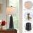 Nightstand Lamp Bedside Lamps Set Of 2 Desk Lamp Vintage Rustic Farmhouse Table Lamp 3 Way Dimmable Light,Bulb X 2,USB AC Port (With Gold, High 27 Inch)-681156570