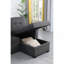Canapé-lit modulaire réversible en lin 84 po Lucca