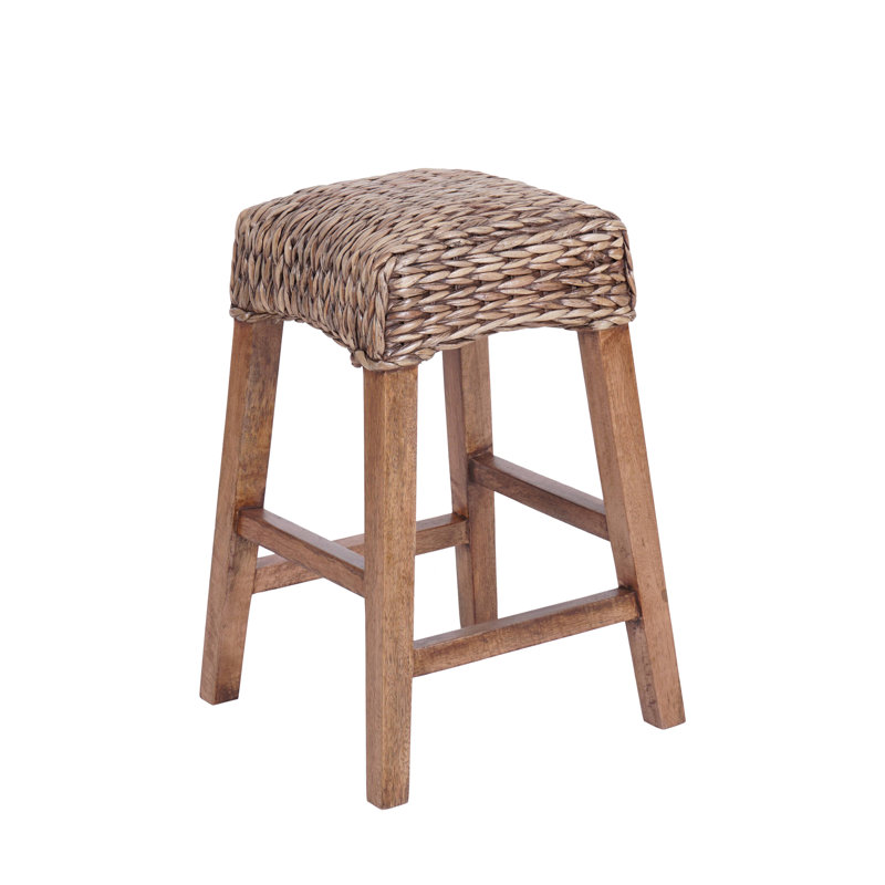 Counter Stool with Solid Wood Frame, Counter Stool (25.5” Seat Height)