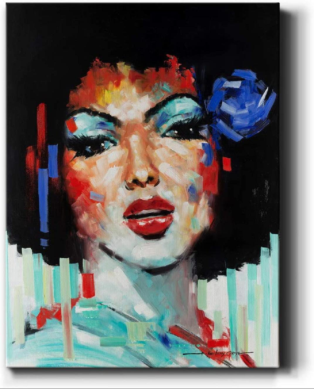 House of Hampton® " Confetti Girl (1) " Painting Print Wayfair