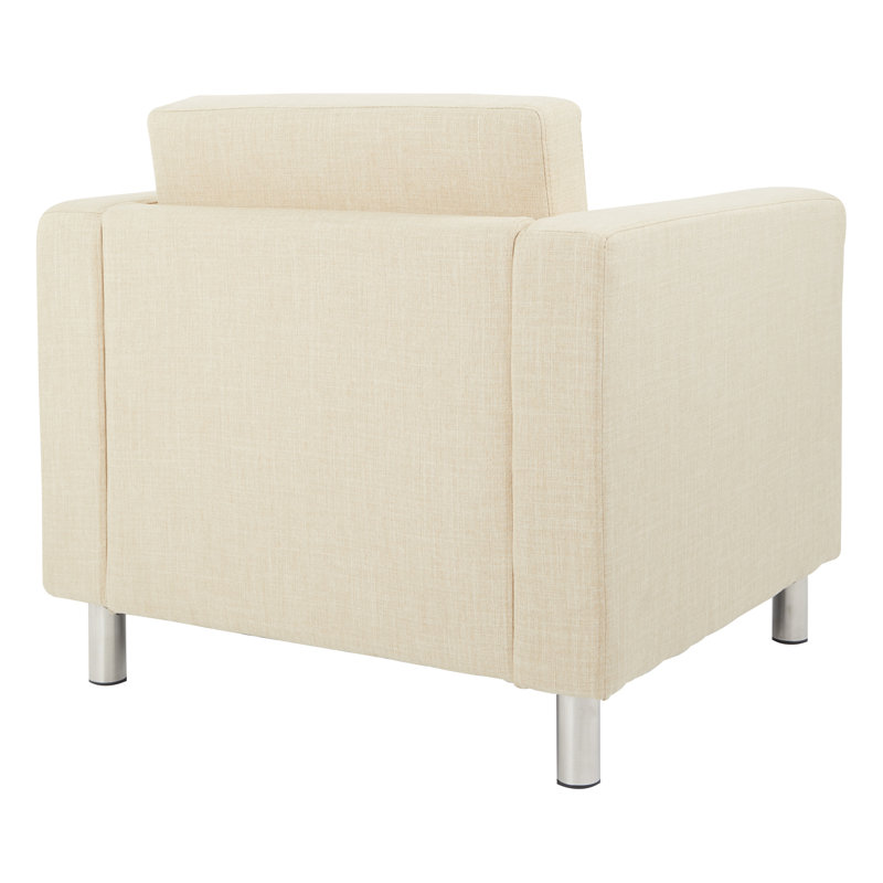 Desantiago Upholstered Armchair, Cream Fabric