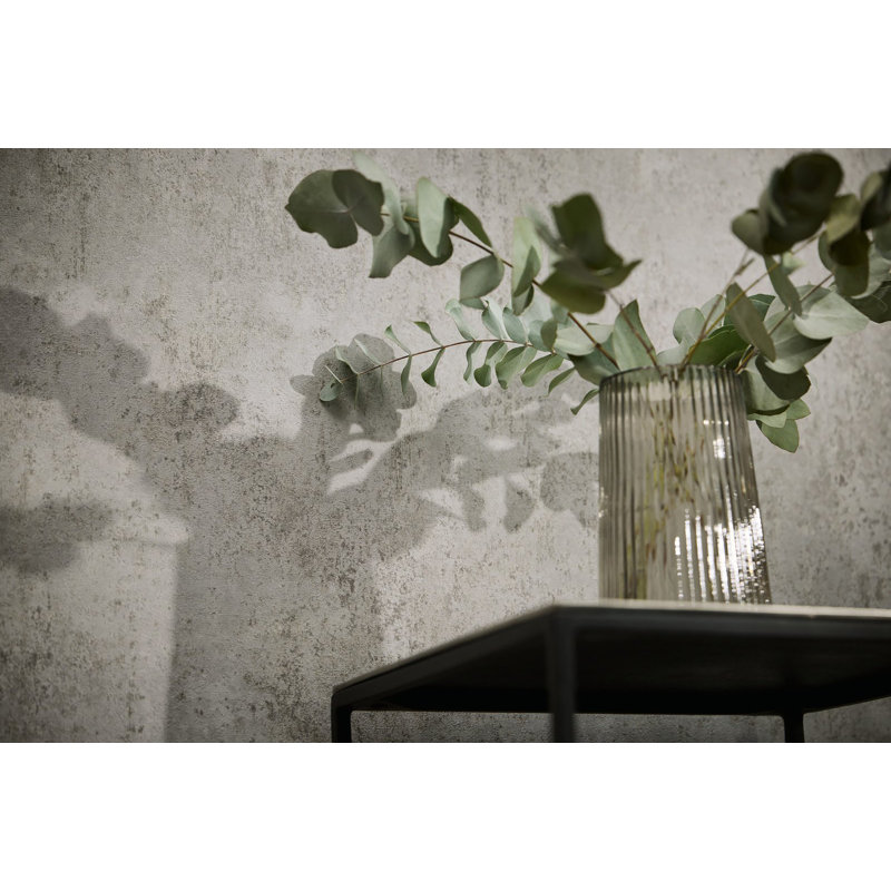 Galerie Horizon Industrial Texture Wallpaper, Grey