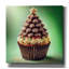 "Epic Graffiti" Christmas Tree Cupcake "par Rey Klimt, art mural sur toile