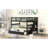 Spacious Wood Bunk Beds With Storage, Modern Espresso Design For Home