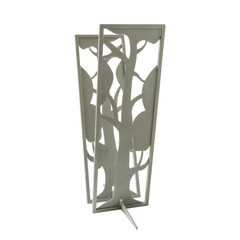 Anoeska 19.7'' W Log Rack, Silver