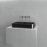 Vast Studio Wall-Mounted Rectangular Bathroom Sink –Aged Elevated