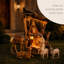 Crèche lumineuse Silent Night avec animaux