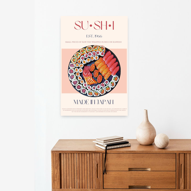 Dashiell Contemporary Art Contemporary Fish Wall Art - Wrapped Canvas Print, 60.96 cm H x 40.64 cm W